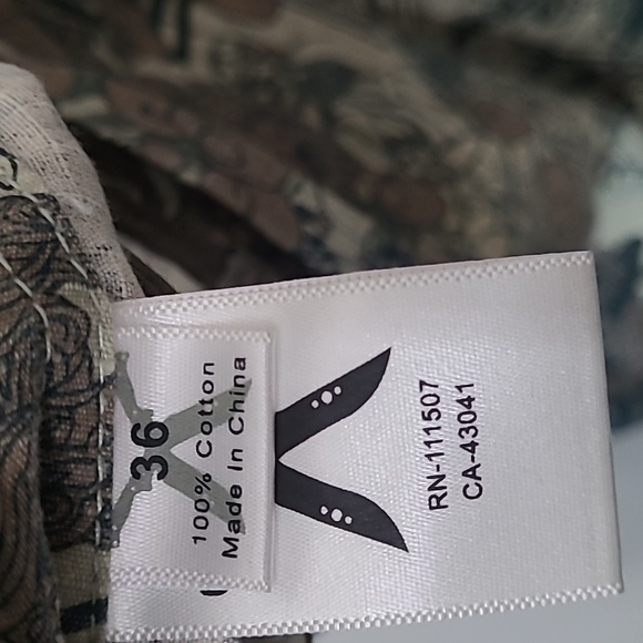 Skull camo art deco tropics artful dodger short size 36  **STAIN** - Picture 9 of 11